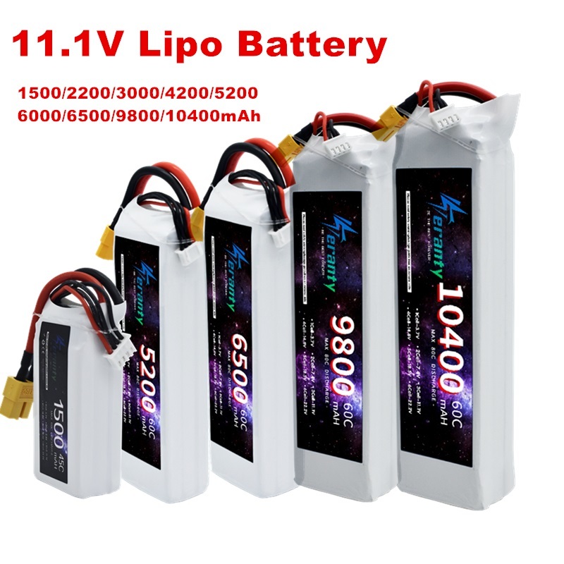 3S 11.1V Lipo Battery Deans XT - Drone Battery 3S ulasan dan harga