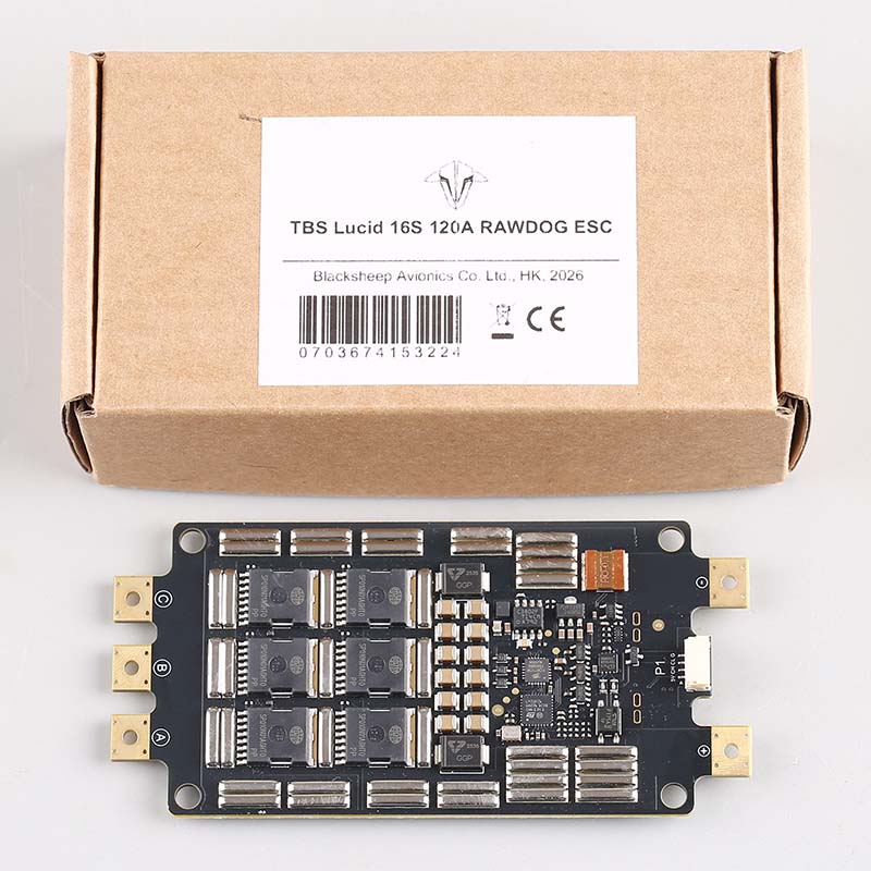 TBS LUCID 16S 120A RAWDOG ESC, - Drone Battery High Voltage ulasan dan harga