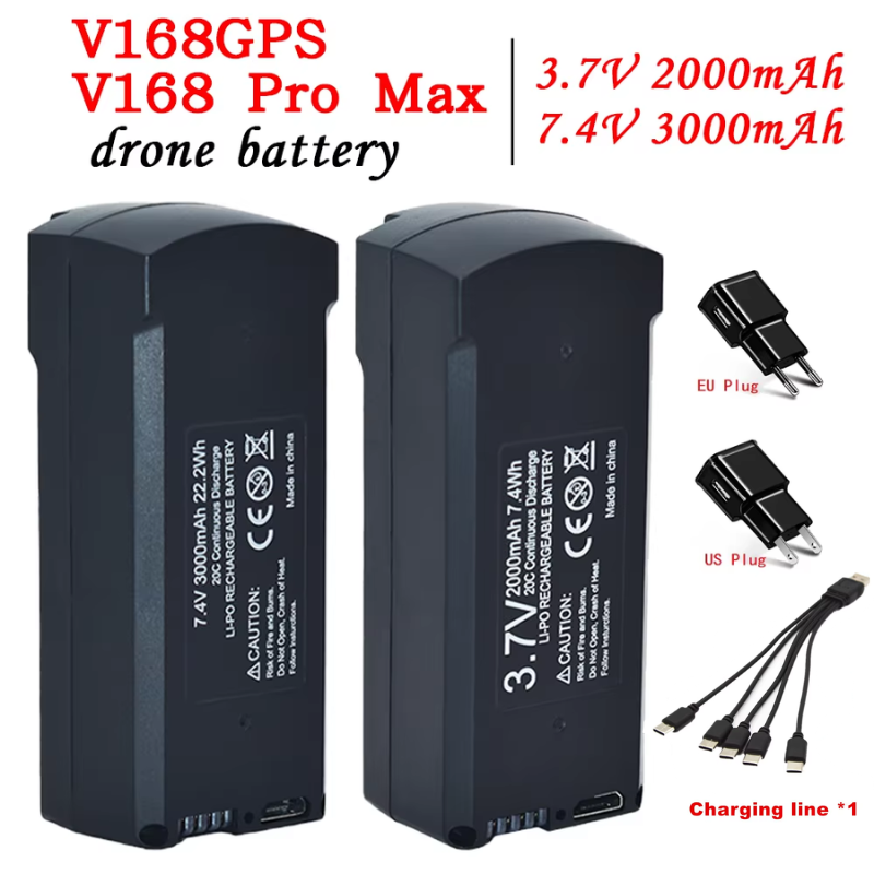 GPS V198 7.4V 3000mAh Battery  - Drone Battery Lipo ulasan dan harga